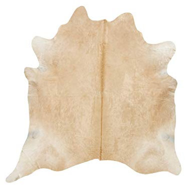 Vip Leather Cowhides Teppich aus Kuhfell, Farbe: Beige.
