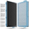 SANAWATEC 2x HEPA Filter kompatibel mit Miele Staubsauger Filter Miele s8340 Filter inklusive 3x Motorfilter und 3x Air Clean Filter für Compact C1 C2 Complete C2 C3 S4000 S5000 S6000 mit Aktivkohle