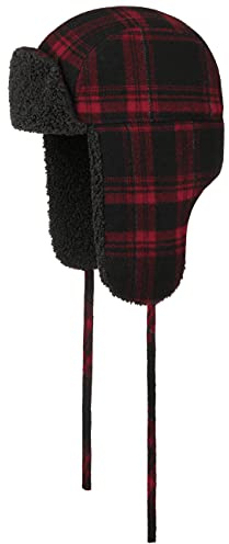 Stetson Country Check Lapeer Fliegermütze karriert Mehrfarbig mit Ohrenklappen Damen und Herren Herbst Winter