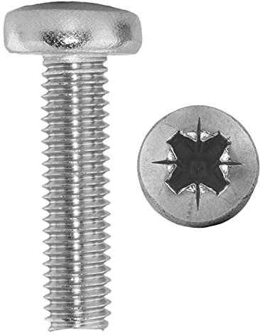 Linsenkopfschraube mit Kreuzschlitz (Z) M2 X 12 DIN 7985 aus Edelstahl A2 (1 Stück) - V2A Rundkopfschraube Linsenschraube Kreuzschlitzschraube