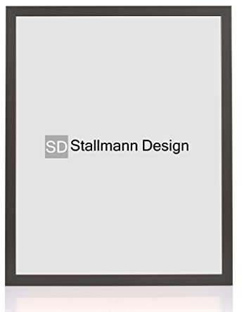Stallmann Design Bilderrahmen 'Galeria53' | Größe: 80x80cm | Farbe: Schwarz | 20mm schmale Rahmenleiste