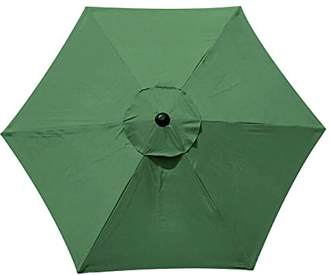 BELUAPI 2,7 m Ersatzdach für Outdoor-Regenschirm, Ersatzteil, Marktschirm für 6 Rippen (nur Baldachin)