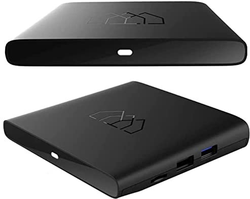 Homatics Box Q Android TV Ultra 4K HD Media Player (Chromecast, Google, Netflix, Disney +, Prime Video, Google Play Store, 4K UHD, HDR, 5GHz WiFi Dual Band, Bluetooth 4.2, telecomando vocale,Nero)
