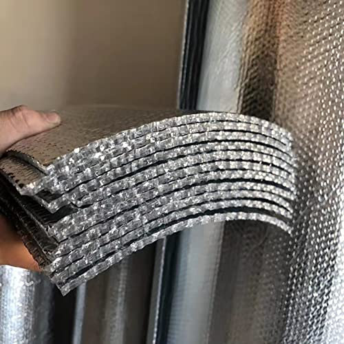 selbstklebend Isolierfolie fenster alufolie isolierung hinter heizkörper dampfsperre folie 3-4mm heizkörper reflexionsfolie Isolierfolie Dämmfolie Alufolie Heizung Isolierung Dä(Size:1x25m/3.2x82ft)