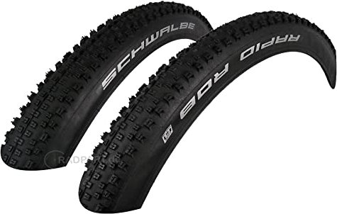 Schwalbe Rapid Rob 29x2.25 Drahtreifen K-Guard schwarz Mountainbike Reifen 2 Stück