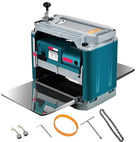 Máquina cepilladora de carpintería de 220 V, cepilladora eléctrica Multifuncional for Escritorio de Madera for el hogar, Herramientas de carpintería Completamente automáticas de 1850 W YIJIAN (Color