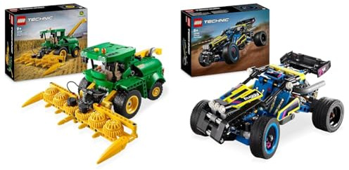LEGO Technic John Deere 9700 Forage Harvester, Tractor Toy for Kids, Farm Set & Technic Off-Road Race Buggy, Car Vehicle Toy for Boys and Girls aged 8 Plus Years Old