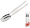 A2ZWORLD 2pcs Forchette Pinze per Frutti di Mare da 21cm in Acciaio Inox, Strumenti Ristorante per Piatti di Pesce, Raccolta Granchi, Lumache, AB207793