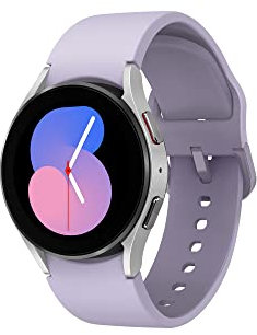 SAMSUNG Galaxy Watch 5 (40 mm) Bluetooth - Smartwatch Silver, argento, 40mm, Watch5 (Ricondizionato)