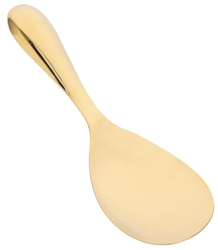 FUNNETOYU Cucchiaio Da Riso Acciaio Inossidabile Spatola Ergonomica Per Cucina Versatile Per Servire Riso e Insalate Facile Da Pulire Design Lucido e Resistente