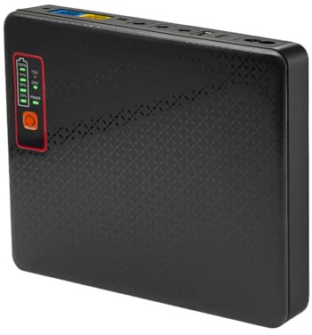 Yuuki Power UK Mini UPS for Router BT Hub 16000mAh(50Wh) 12V⎓1.5A Battery Backup USB 5V⎓2A DC 9V⎓1A UPS Power Supply