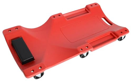 Cric Roulant pour Véhicule - Rampe de Levage Auto - Plateau Épais 91 cm Insonorisé à Roues Stables pour Réparation Moteur et Entretien Automobile