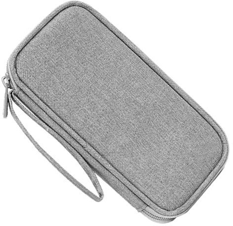 Sewroro Bolsa Organizadora De Cables Viaje Estuche Electrónico para Baterías Cables y Auriculares Resistente Al Desgaste