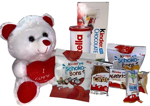 Donda's House® Uovo di Pasqua Cioccolato. Torta di Pasqua. ORSACCHIOTTO. Regalo originale per coppie. Biscotti alle noci. Kinder Bueno. Uova Kinder. Cesto regalo di cioccolatini. Schokobons.
