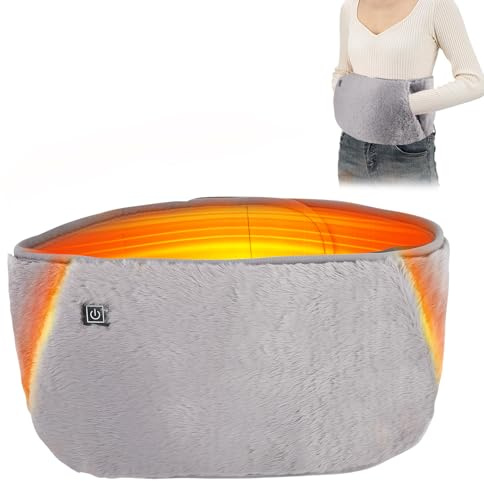 Wärmegürtel, 3-Modus tragbare Heizmatte, Heating Pad for Period Cramps, Lendenheizkissen mit Usb-Anschluss, Bauchheizmatte für Rücken, Bauch, Taillenschmerzen