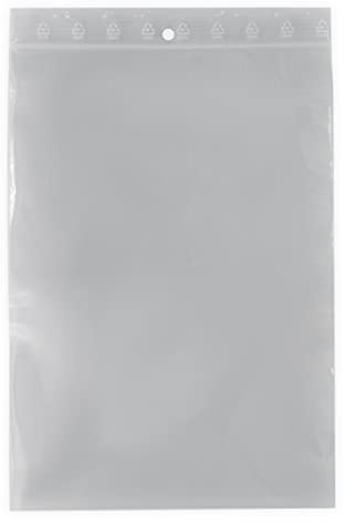 Lot de 500 sachets 160 x 230 mm fermeture zip Transparent. Sachet fermeture zip 16 x 23 cm 50u sac plastique compatible alimentaire et congélation de marque UNIVERS GRAPHIQUE REF UGZ160230