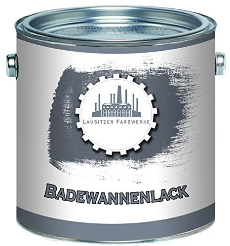 Lausitzer Farbwerk Pintura para bañera (2 K, revestimiento de fibra de vidrio, revestimiento de barniz, revestimiento especial, bañera, bañera, bañera, azulejos barnizados, 5 L, blanco)