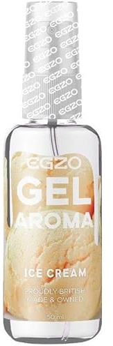 EGZO Aroma Gel Ice Cream, aromatisches Gleitgel auf Wasserbasis - mit Geschmack (Eiscreme) für köstlichen Oralsex, 1 x 50 ml