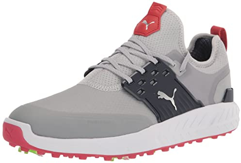 PUMA Ignite Articulate, Scarpe da Golf Uomo, High Rise Silver Navy Blazer, 40.5 EU