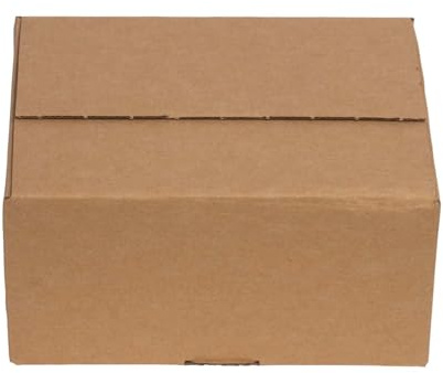 smiley pack 120 Stück Automatikboden Karton 230 x 165 x 115 mm Fix Aufrichtekarton mit Selbstklebeverschluss und Aufreißfaden Versandschachtel Versandkarton Verpackungskarton Versandbox