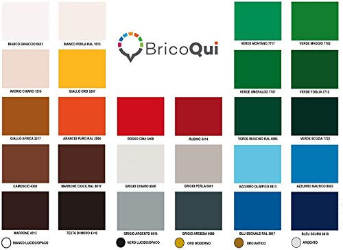 BricoQui SUPER SMALTO SINTETICO DILACK LT.0,75 INTERNI ESTERNI LEGNO FERRO LUCIDO OPACO (BLEU SCURO 8818)