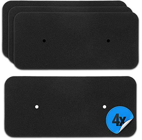 Siegvoll 4 x Tumble Dryer Sponge Filter for Hoover Candy 40006731, Dryer Filter Replacement Filter 272 x 126 x 10 mm, Foam Filter for Heat Pump Dryer and Condenser Dryer