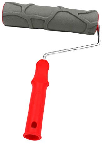 PADOBA Rullo for Vernice, Rullo, Pennello a Rullo, Rullo Strutturato, Motivo a Pietra, Rullo a Motivi, Rullo ad Effetto, Rullo for Pittore, Rullo in Rilievo con Manico