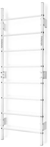 Sprossenwand mit Klimmzugstange Pull Up Bar Turngeräte Fitness Turnwand Klettergerüst bis 250kg Kletterwand Gym Sportgerät für Erwachsene Heim Turnhalle (Weiß)