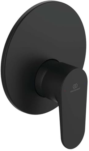 Ideal Standard - Cerafine O, Einhebelmischer für Einbaubrause, Ein Weg, Außenteile, Silk Black