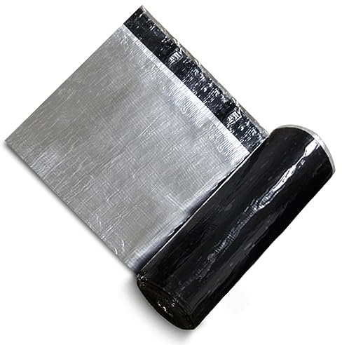 Dachpappe Selbstklebend, Selbstklebende Dachfolie Dachbahn, Gartenhäuser Dachabdichtung Bitumen, Dachfolie Aluminium selbstklebende Folie, für Flachdachhäuser,Gartenhaus Dach, Metalldachbahn ( Size :