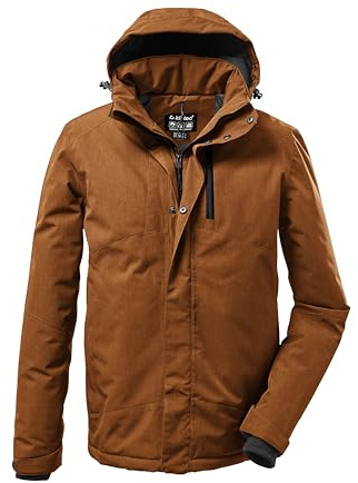 killtec Herren Funktionsjacke mit abzippbarer Kapuze KOW 161 MN JCKT, gebranntes orange, 4XL, 37589-000
