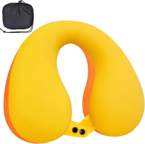 INFANZIA Cuscino da viaggio in memory foam per bambini, poggiatesta per seggiolini auto e aerei, previene il crollo della testa con supporto per il mento, comodo accessorio da viaggio per bambini dai