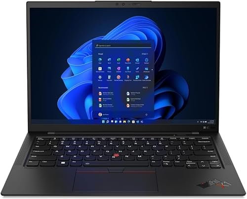 Lenovo ThinkPad X1 Carbon Gen 10 14” 2.8K OLED (2880x1800) – i7-1260P, 1TB PCIe Gen 4.0 x4 NVMe, 16GB LPDDR5, Fingerprint Reader, WIFI 6E & BT 5.2, UK Backlit Keys, Windows 11 Pro (Renewed)