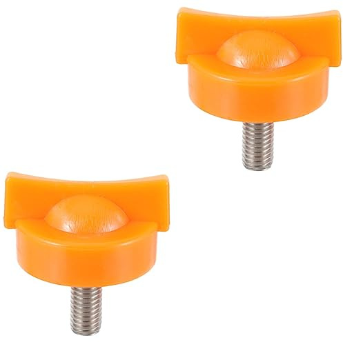Cabilock 2 Piezas Accesorios Para Exprimidores Tornillo De Pelado De La Máquina Exprimidora Tornillo Para Exprimidor De Naranjas Repuesto Para Tornillo Pelador Agrios El Plastico Orange