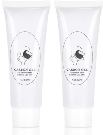 Carbon-Gel für Laserbehandlung, Carbon-Creme-Carbon-Peeling,Blackhead Remover Mask,Haut-Tiefenreinigung, Anti-Falten Lifting & Straffung,Für alle Hauttypen Geeignet (2PC)