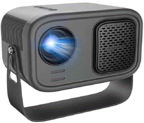 P28A - Proyector de video Android L018 1920 x 1080P Dual WIFI6 20000 lúmenes, portátil para cine en casa al aire libre, soporte 4K con enfoque automático, corrección automática de obstáculos