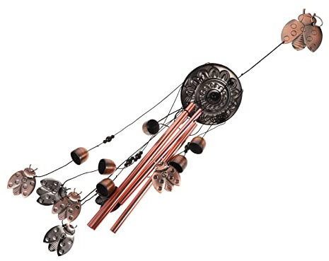 ibasenice Cloche Suspendue Carillon Décoratif de Jardin Ornement Intérieur Créatif et Cadeau Artisanal