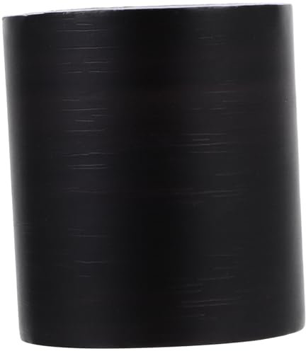 NUOBESTY Selbstklebende Pvc Sockelleiste 5m Flexible Schwarze Fußleistenabdeckung Langlebige Wandleiste für Wand und Bodenecken Wetterbeständig Einfache Montage Innen und Außen