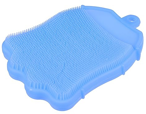 OATIPHO Baby Silicone Shower Brush for Bathing and Showering with Soft Massage and Rich Foam Features, Suitable for Infant and Child Hair Cleaning and Scalp Care