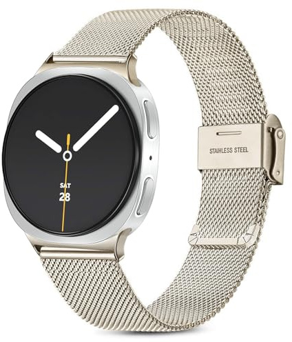 Issinlky metallarmband för Galaxy Watch 8 40mm 44mm, rostfritt stålarmband för Galaxy Watch 8 Classic 46mm smartklocka