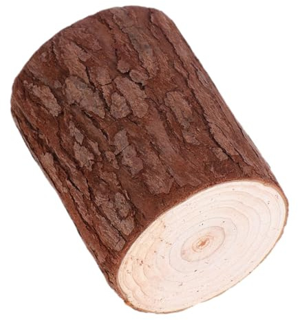 MOTHNUR Wooden Stump Candle Holder Rustic Tealight Candleholder Large Natural Wood Pile Votive Holder for Home Decor Wedding Centerpieces Table Display