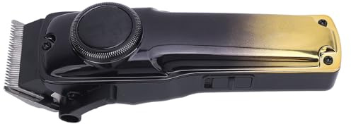 Dioche Cortadora de Cabello Eléctrica Cortadora de Cabello Profesional para Hombres Palanca Ajustable Batería de 2000 MAh Cabezal de Acero Inoxidable con 4 Peines Guía Oro Degradado
