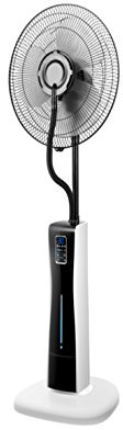 PUR LINE PURLINE | Ventilador Nebulizador Oscilante Mando a Distancia – Ventilador con Nebulización de Agua, Ionizador, Temporizador y 3 Velocidades, Pulverizador Silencioso con Depósito 2L