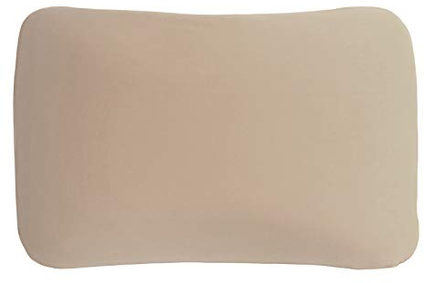 Edda Lux® Bezug passend für Tempur Arch und Tempur Symphony Kissen 63x43 cm | Jersey Kissenbezug für Kopfkissen in S (63x43x11 cm) und M (63x43x12,5 cm), aus Baumwolle mit Reißverschluss, in Sand
