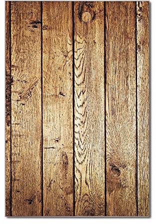 banjado Glas Magnettafel (50 x 75cm) - Magnetwand Glas - Magnetpinnwand als Memoboard - Pinnwand Magnettafel Küche, Büro, Kinderzimmer - Geöltes Holz