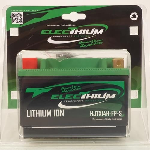 Electhium Batteria al litio per moto BMW 1200 R St Abs dal 2006 al 2008 HJTX14H-FP-S / 12V 4Ah