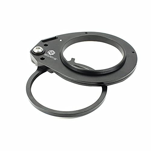 BGNing M67 Thread 67mm Red Swing Macro Lens Flip Adapter Mount Clamp Diving Filter for DSLR Underwater Waterproof Housings Case (Black)