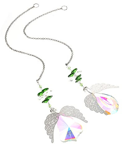 YARNOW Handwerkskunst Kristallanhänger Dekorationen Mit Prismen Für Garten Büro Weihnachten