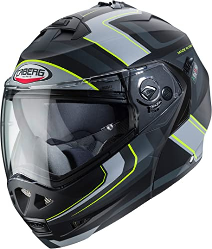 Caberg Duke II Tour Klapphelm, schwarz/grau/grün, S (55/56)