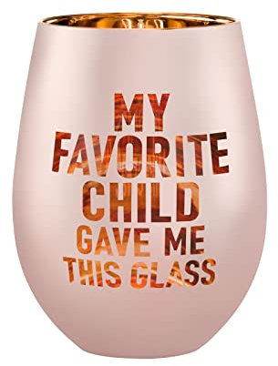 xilaxila Geschenke für Mutter – Muttertagsgeschenk für Mutter – Mein Lieblingskind hat mir dieses Glas – Muttergeschenke von Tochter, Sohn, Kindern